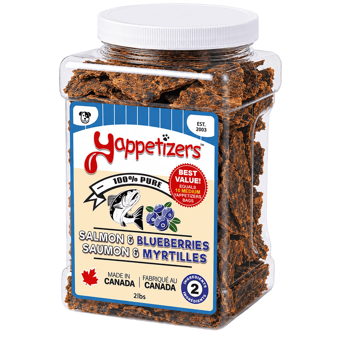 Wild Salmon + Blueberries Dog Treats