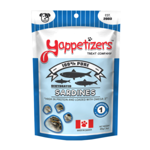 Yappetizers sardine dog treats