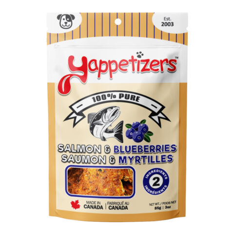 Salmon & Blueberries Dog Treat - Yappetizers Treat Company