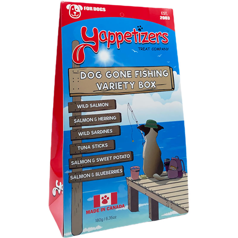 Dog Gone Fishing Variety Box - Yappetizers Treat Company
