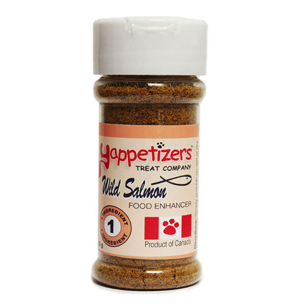 Salmon food topper for dogs and cats